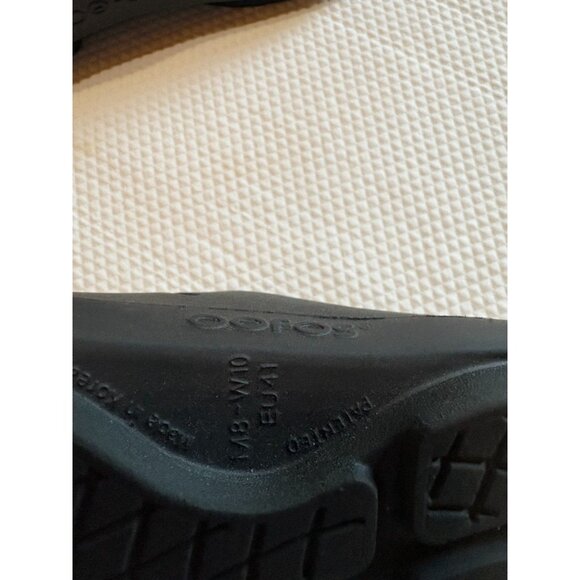 OOFOS OOcloog Black Recovery Comfort Clogs Slip On Unisex Sz.M8/W10 Lounging - Picture 6 of 6